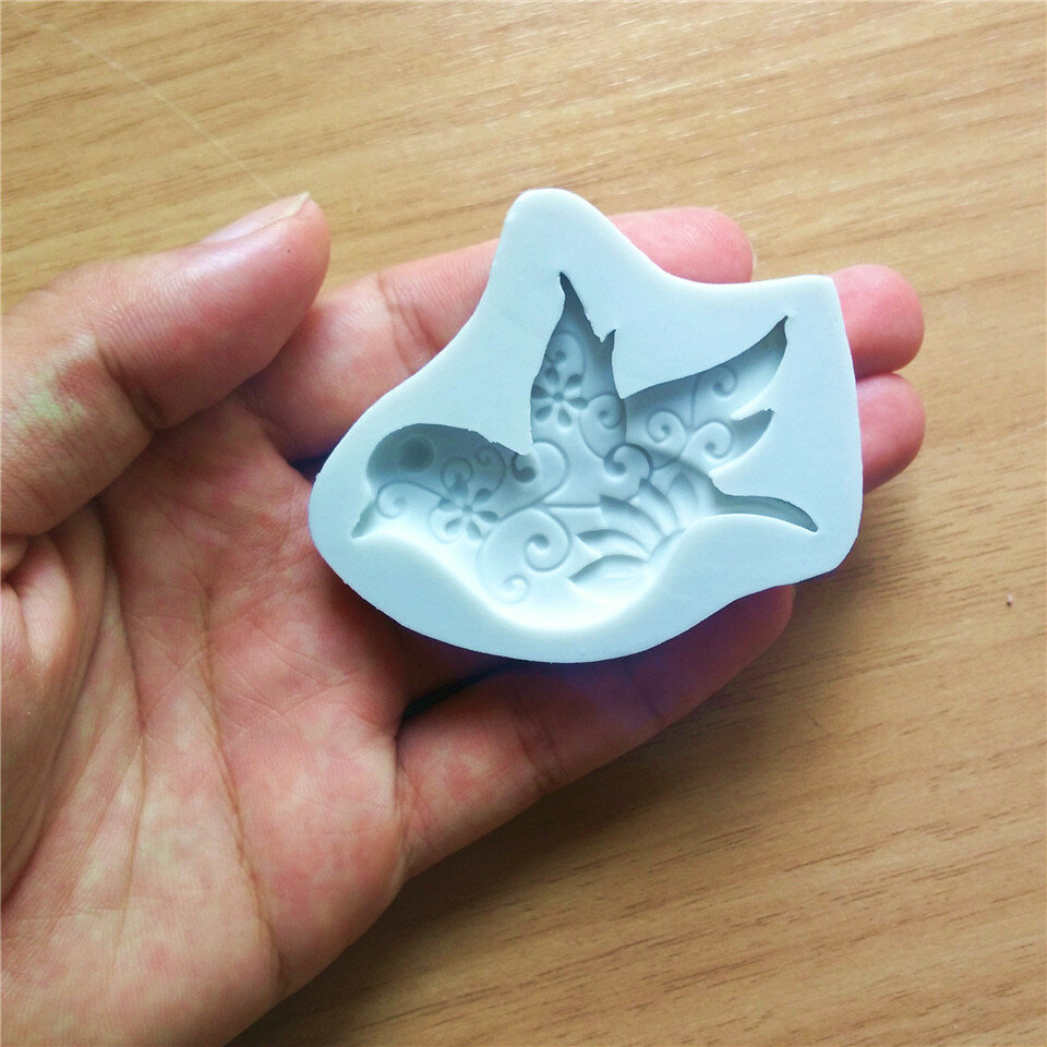 Cake Tools New Peace Dove Silicone Chocolade Handgemaakte Fondant Mould Ambachten Mould