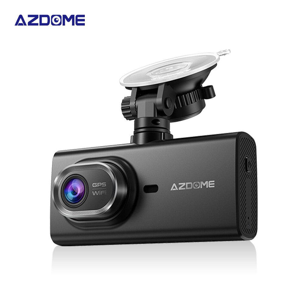 AZDOME M560 1080P 3 канала 4 дюйма автомобильный видеорегистратор Dash Cam HD широкоугольная WIFI мобильная связь Парков