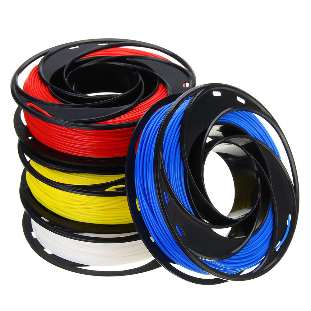 

CCTREE® Blue+White+Yellow+Red Set 200g/Roll 1.75mm PLA Filament for 3D Printer Reprap