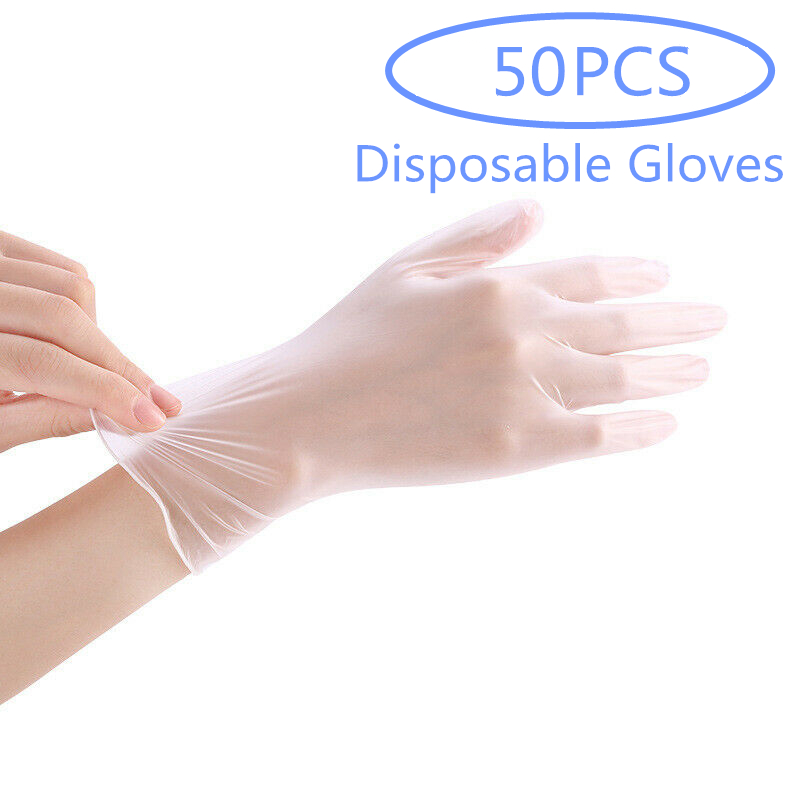 IPRee® 50*Pcs Disposable PVC BBQ Gloves Waterproof Anti-infection Safety Glove