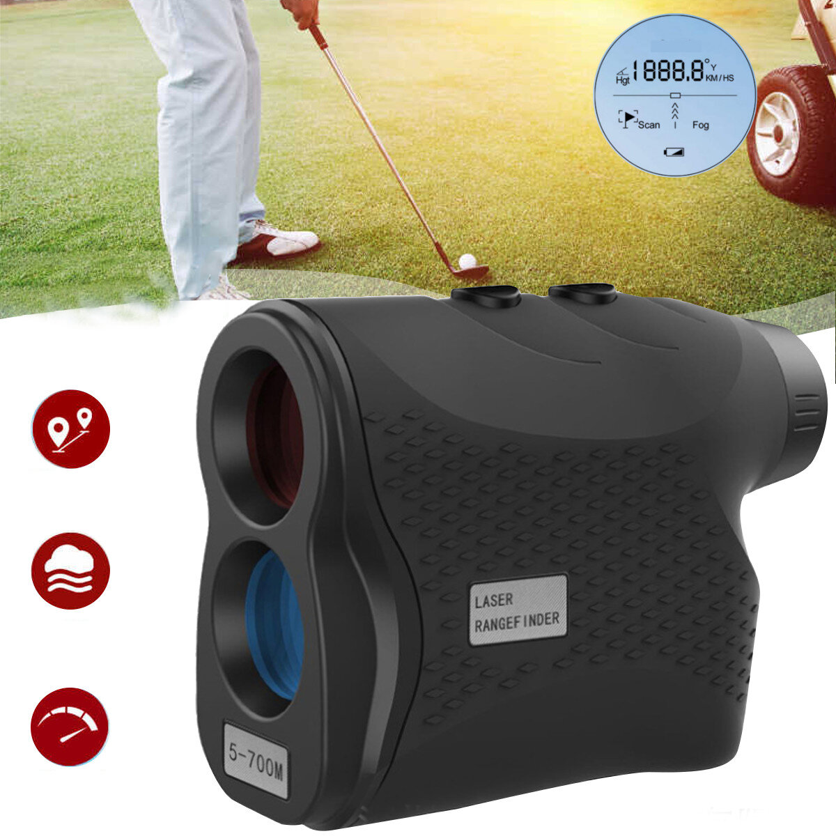 700M Digital Лазер дальномер для охоты дальномер для гольфа дальномер для гольфа спортивная охота