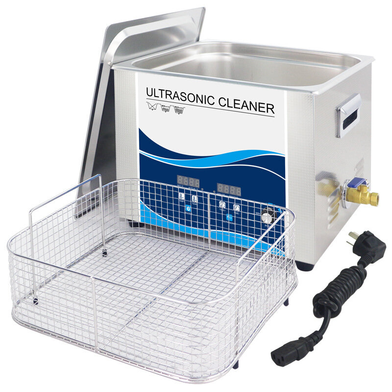 

GRANBO GT-0615 Digital Ultrasonic Cleaner 15L 0-360W Power Adjustable with DEGAS Heating Washing Laboratory Apparatus Me