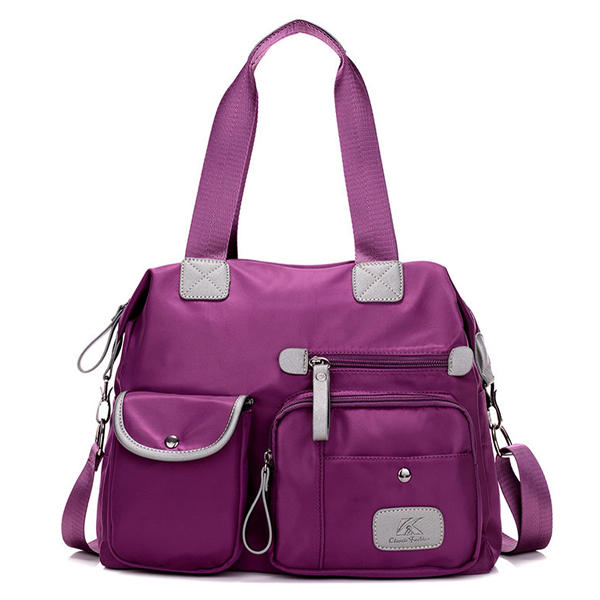 Image of Damen Nylon Leichtgewichts-Taschen-Handtaschen-Umhngetaschen mit groer Kapazitt Taschen