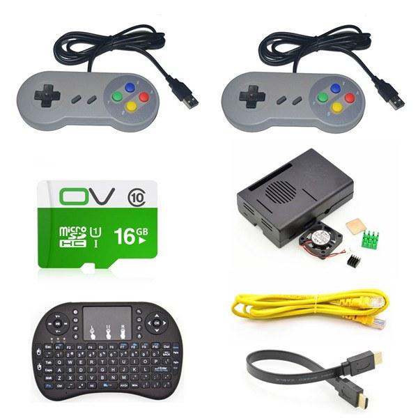Game Console Kit With USB Controller Gamepad For Raspberry Pi 3 Model B/RetroPie