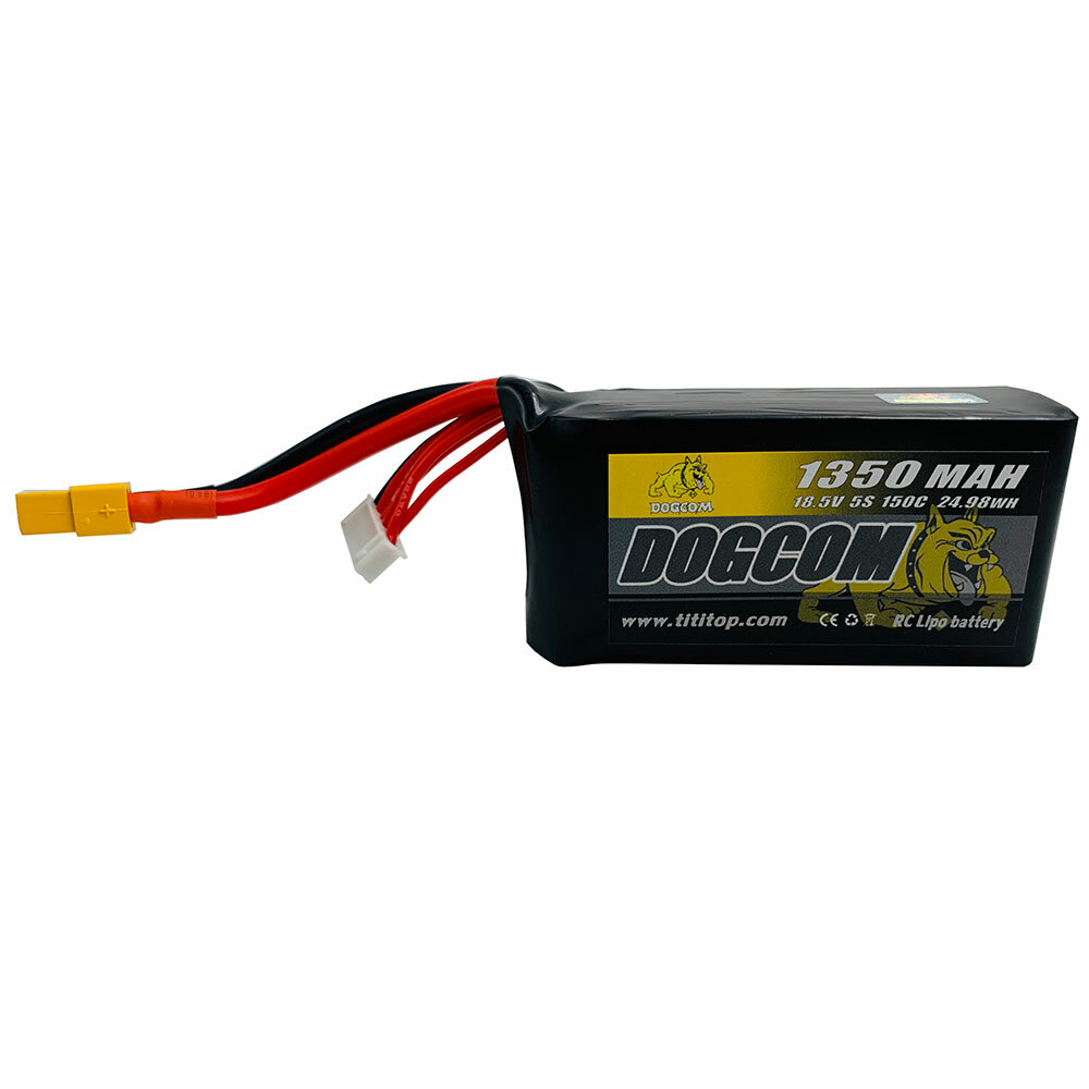 DOGCOM 5S 18.5V 1350mAh 150C LiPo XT60
