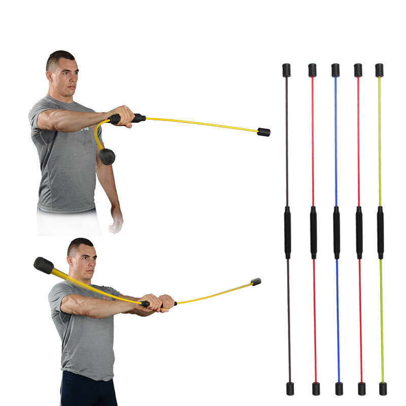 

KALOAD 1.6m Detachable Flexi Bar Parallel Bars Swing Vibrating Relax Balance Training Sticks Home Gym Exercise Fitness R