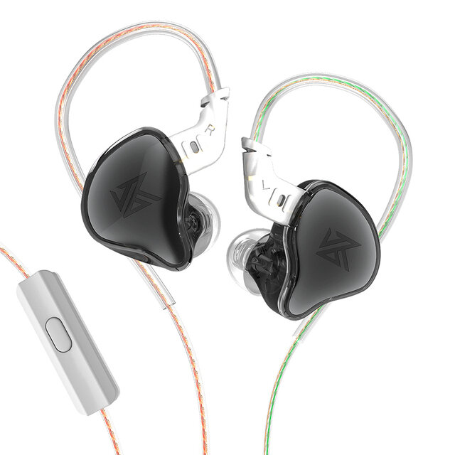 

KZ EDC Dynamic In-Ear Earphones Monitor HIFI Bass 3.5mm Wired Earphone Sport Music Headphones with Detachable Cable