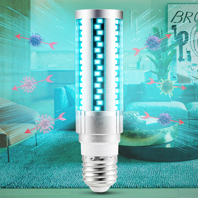 

15W 20W E27 LED Bulb UV Sterilization Corn Lamp Household Disinfection Light AC85-265V