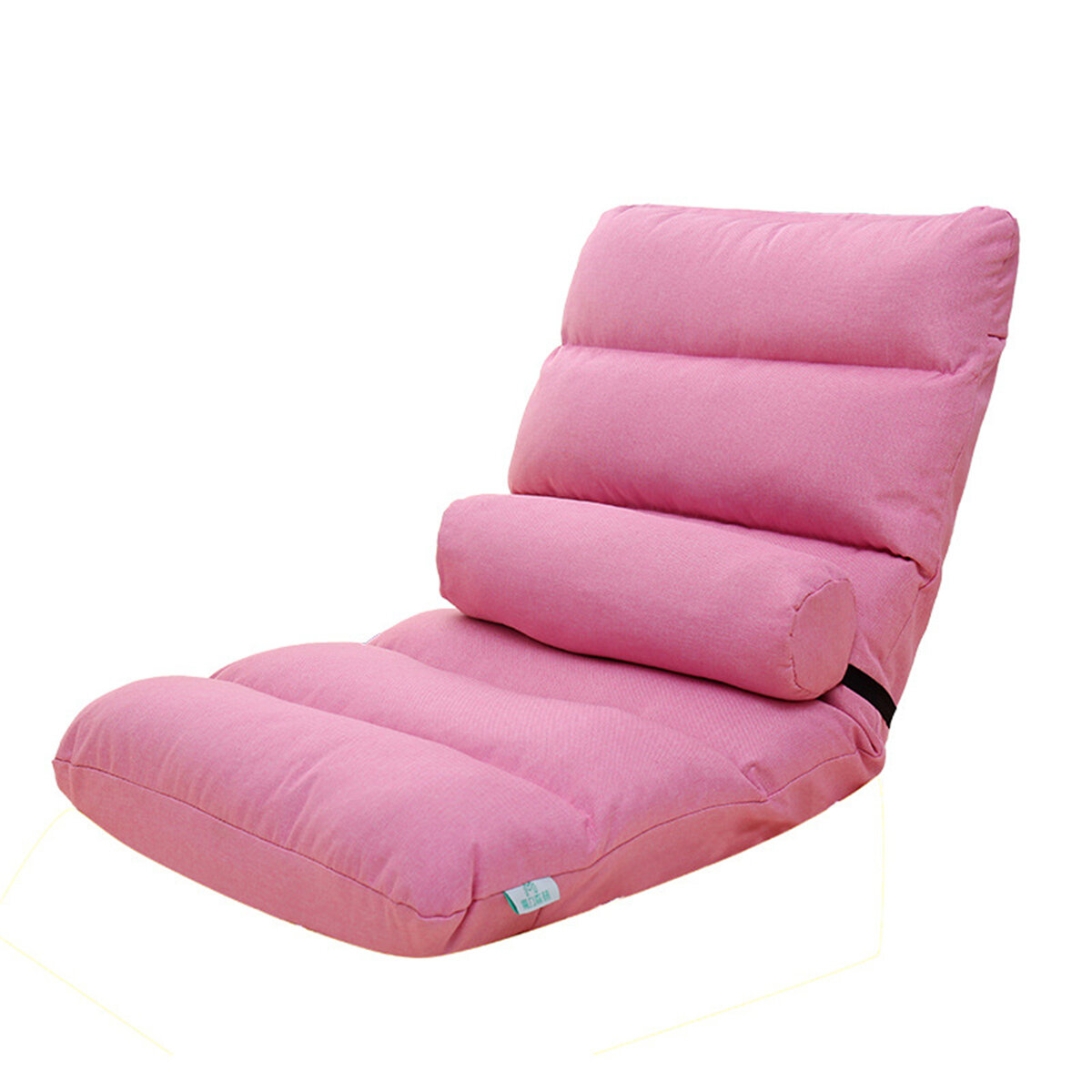 52x110CM Πολύχρωμα πτυσσόμενα Lazy καναπέ Ρυθμιζόμενο πάτωμα Καρέκλες Καρέκλες Ξαπλώστρα με Μαξιλάρι