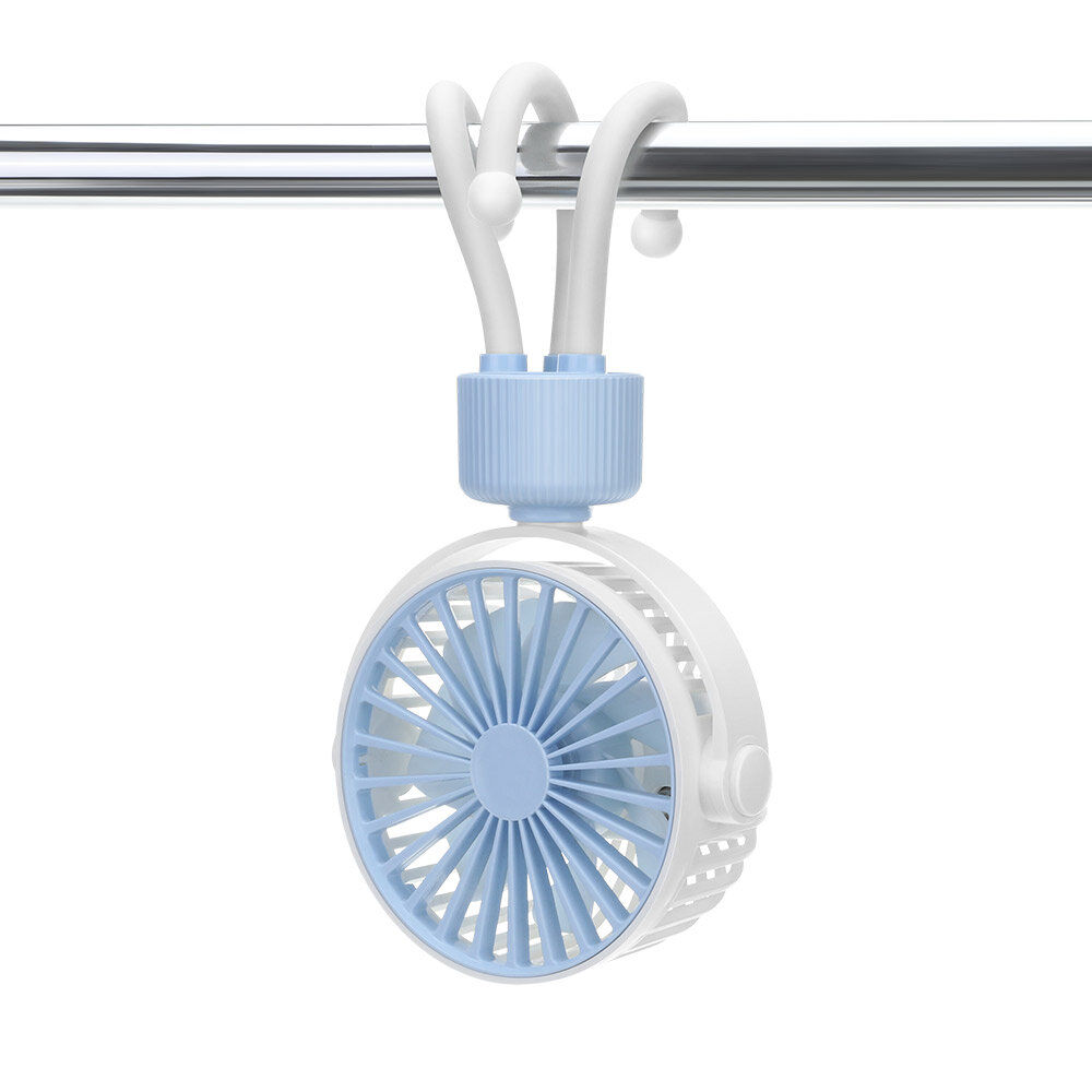 

DIGOO DG-LD702 Cooling Fan Octopus Bracket Rotable LED Portable Multipurpose Summer Travel Rechargeable Cooler Fan