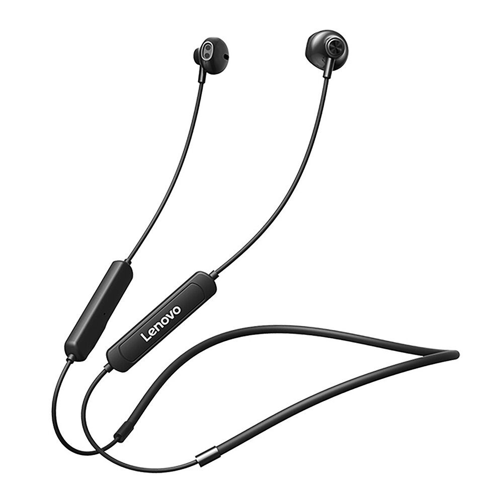 Lenovo SH1 Wireless Kopfhörer Bluetooth V5.0 HiFi Stereo IPX5 wasserdicht Soft Draht Sport Hals hängend magnetisches Headset