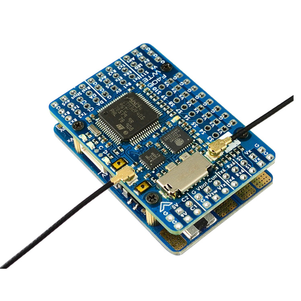 Matek F405-WTE Flight Controller STM32F405RGT6 w/ Integrated ESP32 & RX Built in OSD For RC Airplane