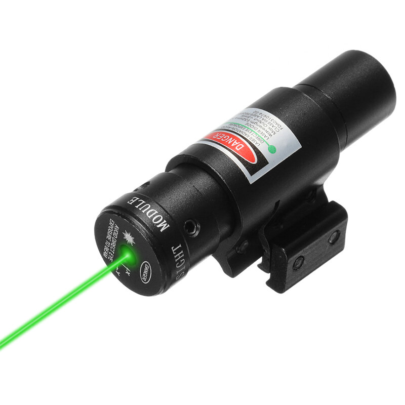 Green Laser Sight Beam Dot Sight Scope Tactical Picatinny 11/20mm Rail Mount