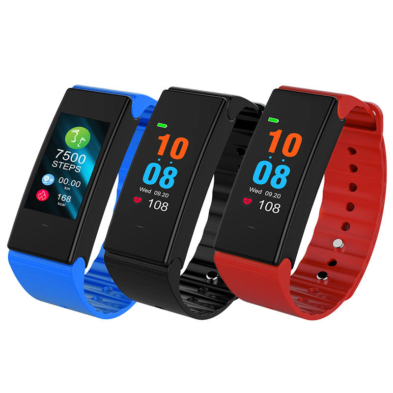Image of T2 Plus 0 96 Zoll Colorful OLED Bluetooth 4.0 Herzfrequenz Blutdruck Smart Wristband