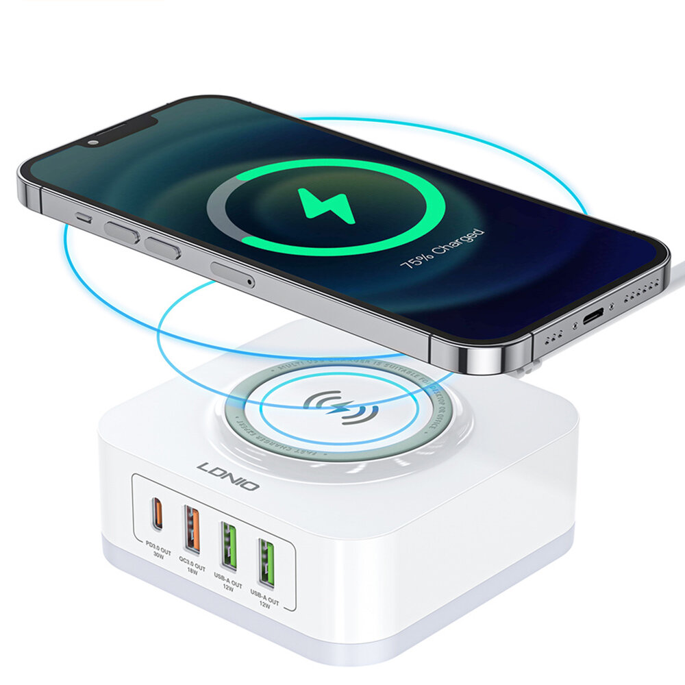best price,ldnio,wireless,charger,with,ports,discount
