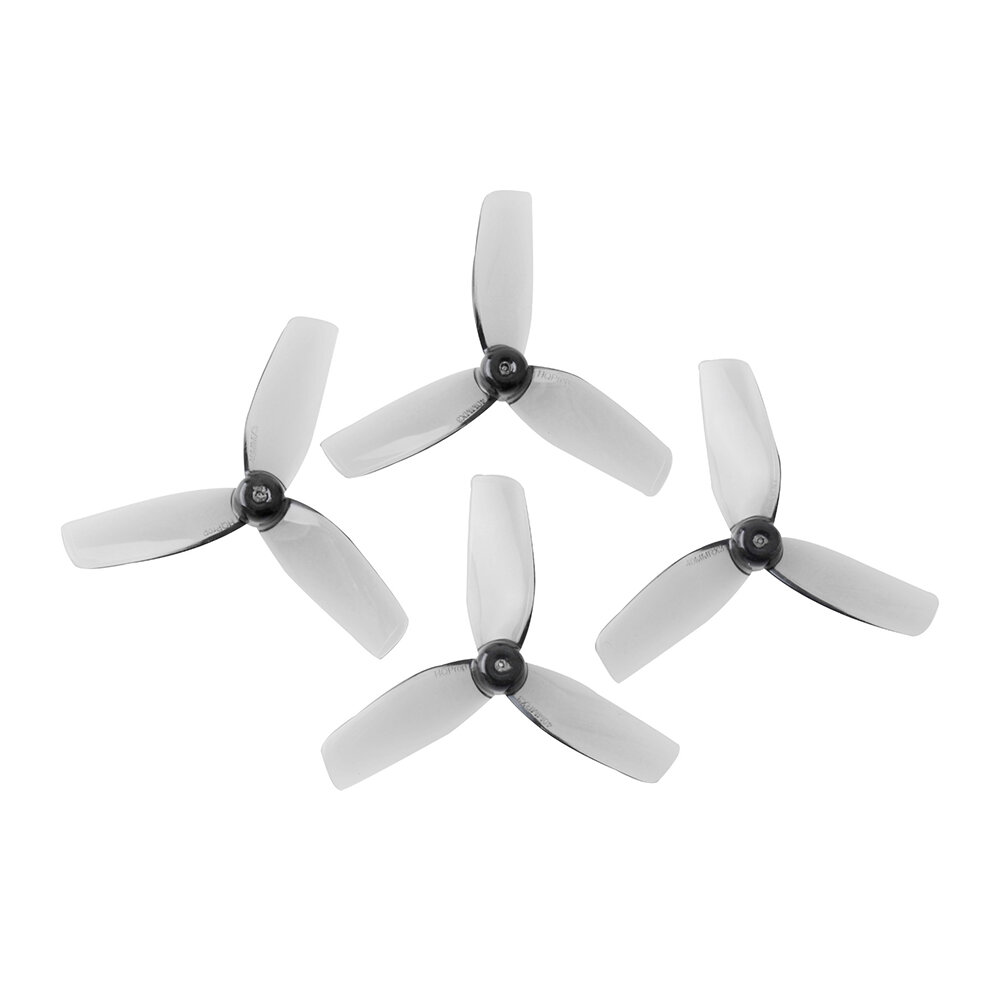 2 Pairs HQProp Micro Whoop 40MM 1mm Hole 3-blade Grey CW CCW Poly Carbonate Propeller for Whoop FPV Racing Drone