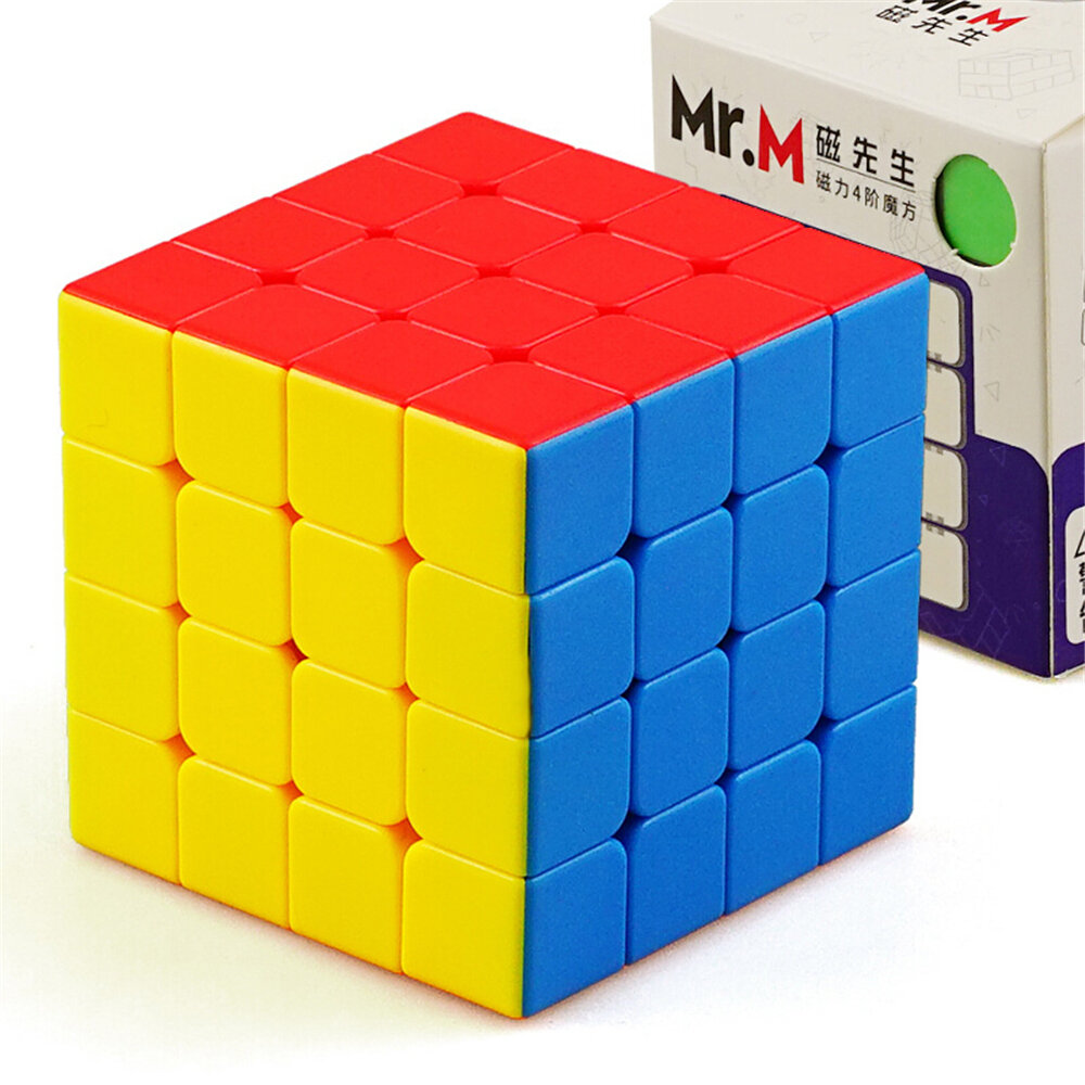 

Sengso 4*4*4 Magnetic Magic Cubes Professional Speed Game Adult Children Educational Puzzle Toys for Childrens Gifts