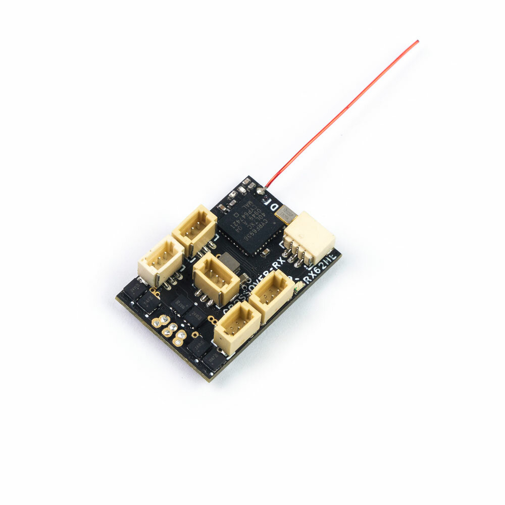 AEORC RX154-E/TE 2.4GHz 7CH Mini RC Receiver with Telemetry Integrates 2S 7A Brushless ESC Supports DSMX/2 for RC Drone