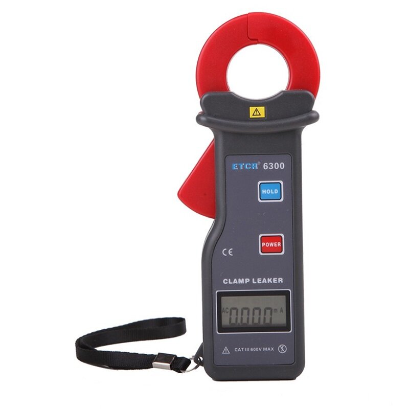 ETCR6300 Clamp Leaker 0.000mA-60.00A Digital Clamp Leakage AC Current Clamp Meter Ammeter