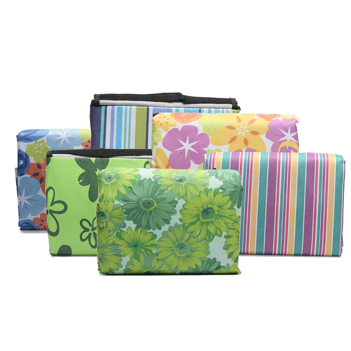 IPRee® Manta de picnic impermeable de tela Oxford 600D, colchoneta para tienda de campaña, bolsa de viaje, cesta de picnic