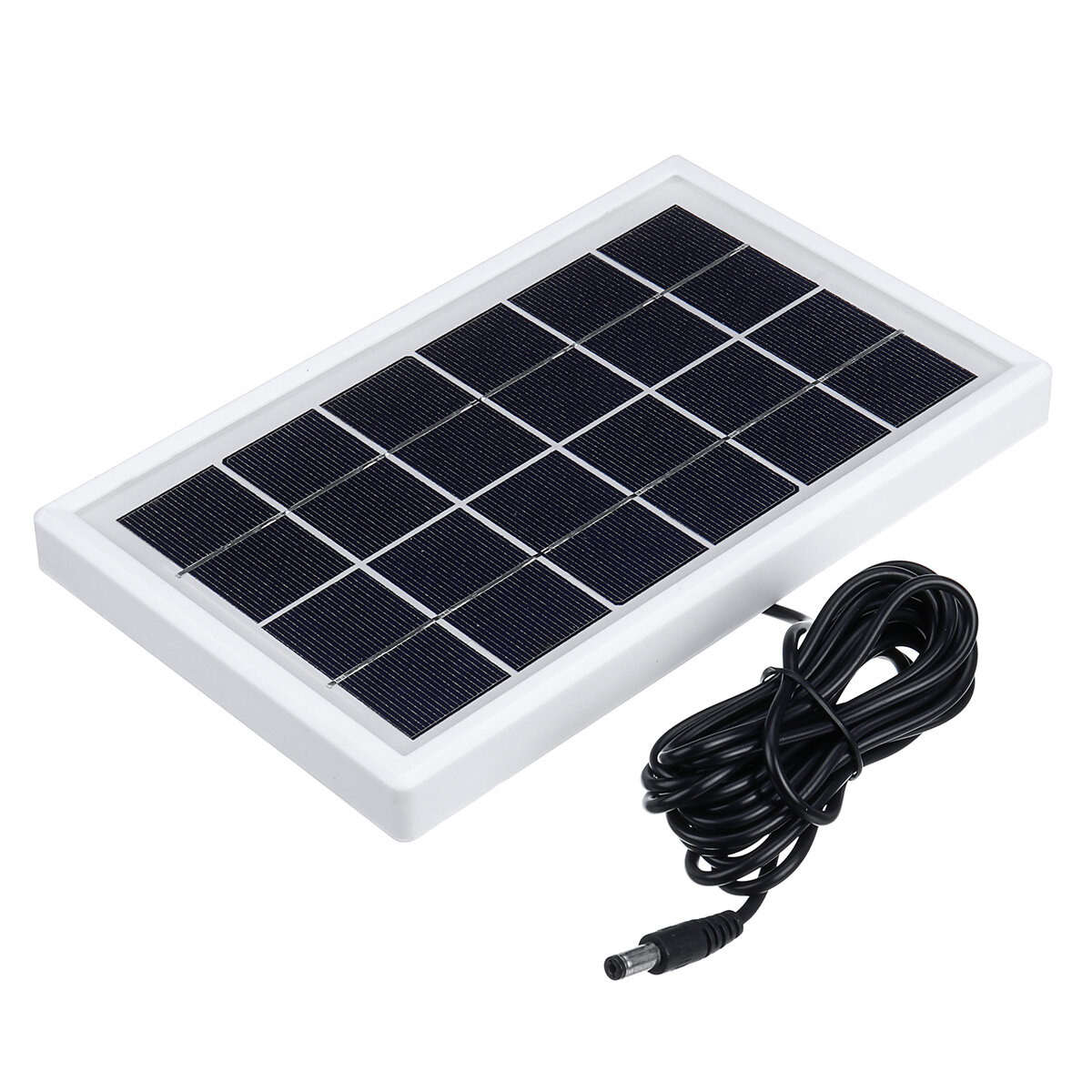 

5W 6V Solar Panel With DC 3M Cable Multi-used Solar Power Panel For Street Lighting Monitoring Lighting System