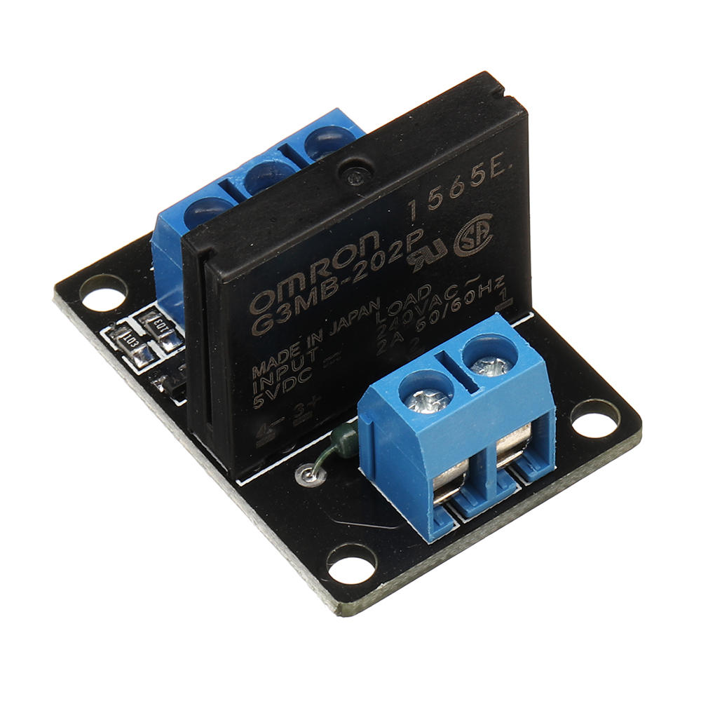 BESTEP 1 Channel 5V Low Level Solid State Relay Module With Fuse 250V2A For Auduino