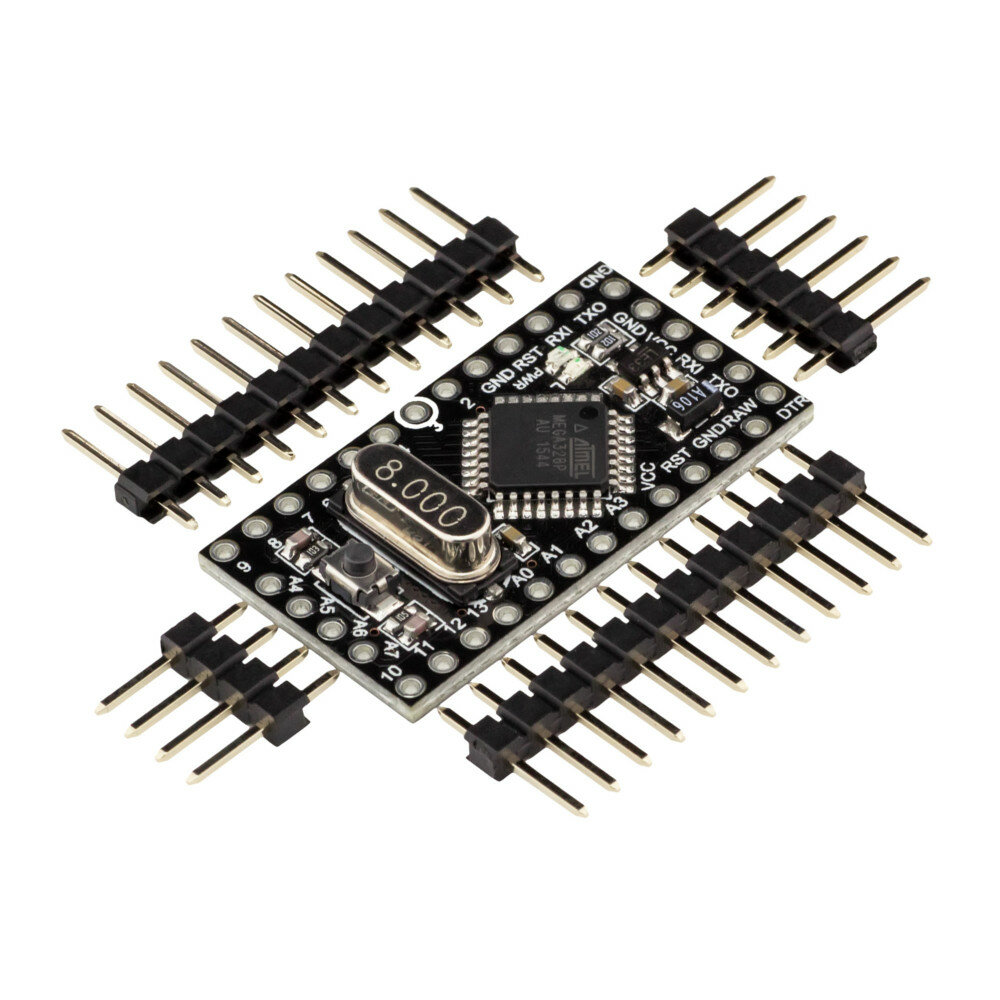 

5pcs ProMini ATmega328P 3.3V 8MHz Robotdyn for Arduino - products that work with official for Arduino boards