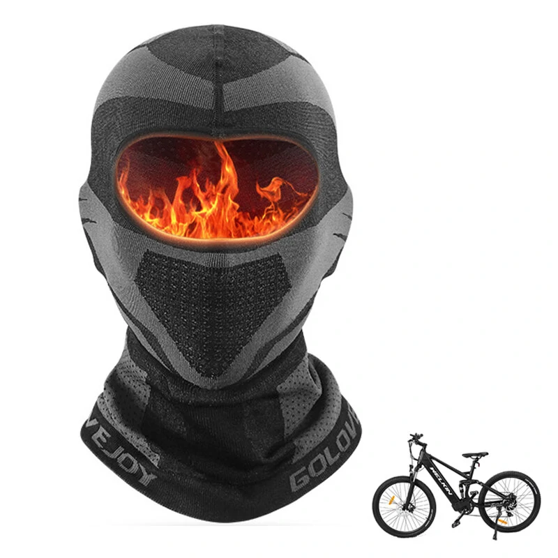 Στα 8.26 € από αποθήκη Κίνας | Golovejoy Warm Headscarf Double -Layer Plus Velvet Anti -Cold Windproof Masks for Motorcycle Riding Sports Outdoor Activities Men and Women