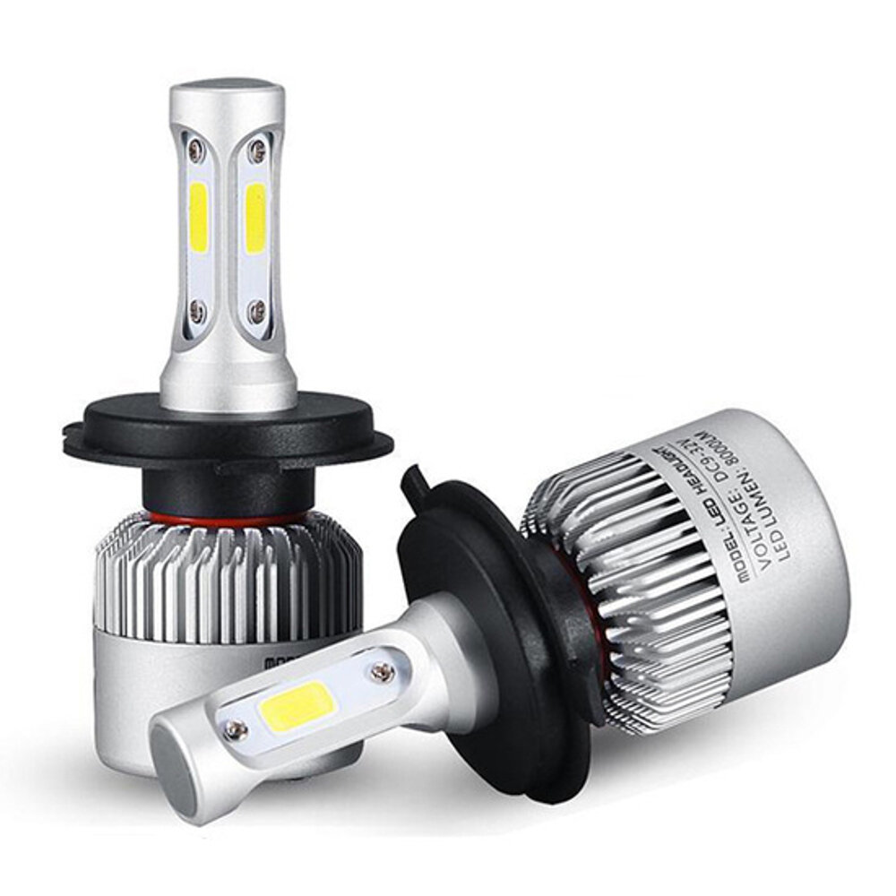 72W 8000LM COB LED Car Headlights Bulbs Fog Lamps H4 H7 H11...