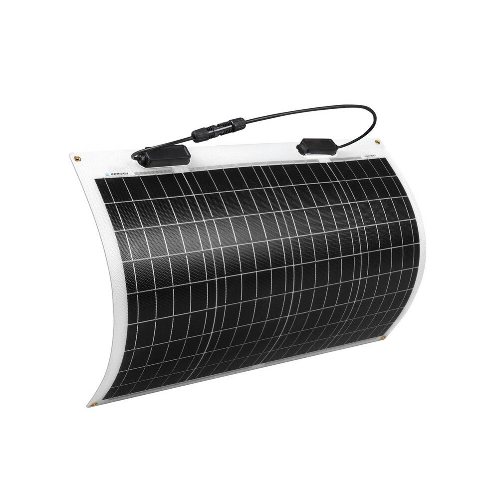 [EU Direct] Panel słoneczny Renogy 50 Wat 12 Volt Wykonany z elastycznego monokrystalicznego materiału przenośny panel słoneczny