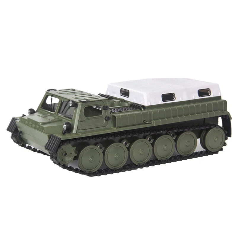 WPL E1 Crawler Transport Remote Control Vehicle RC Tank Car Full Propotional Control - One Battery
