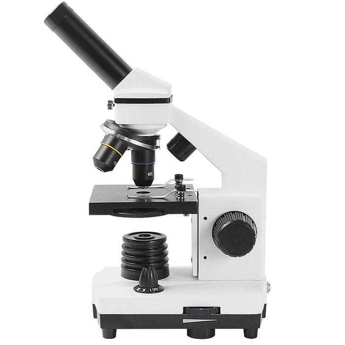 Professionele Biologische Microscoop 64X-640X Student Science Educatief Lab Monoculaire Microscoop