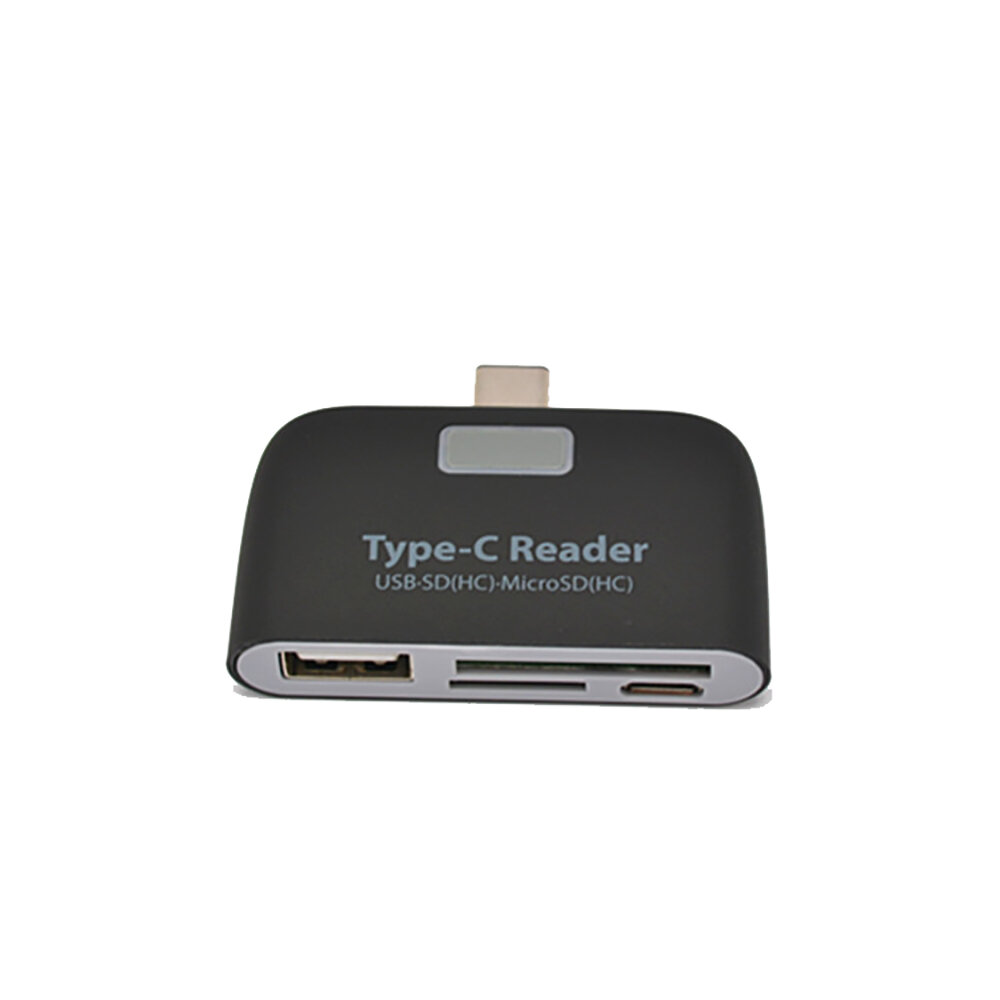 T-639 Type-c Kaartlezer Multi Kaartlezer Voor SD TF USB2.0 Kaartlezers OTG Converter Type-c Alles-in
