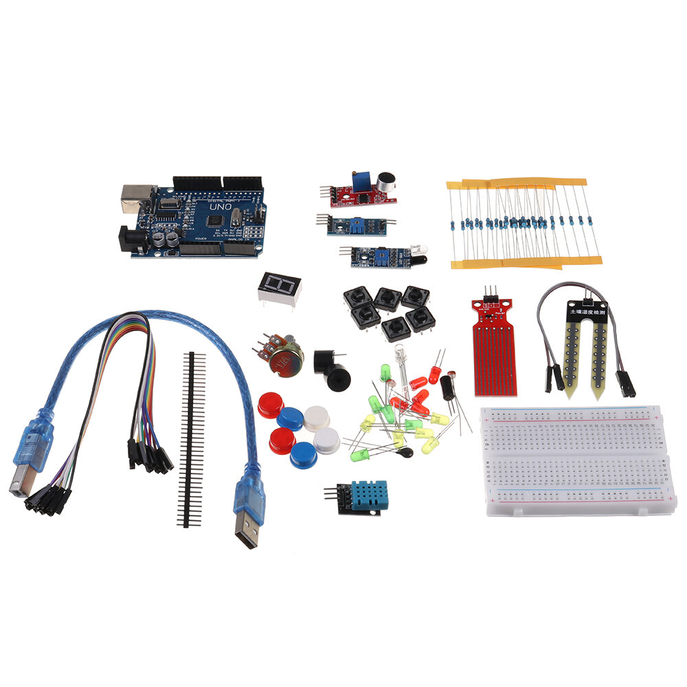 Basic Starter Kit for UNOR3 DIY Kit - R3 Board Breadboard + Box Learning Set