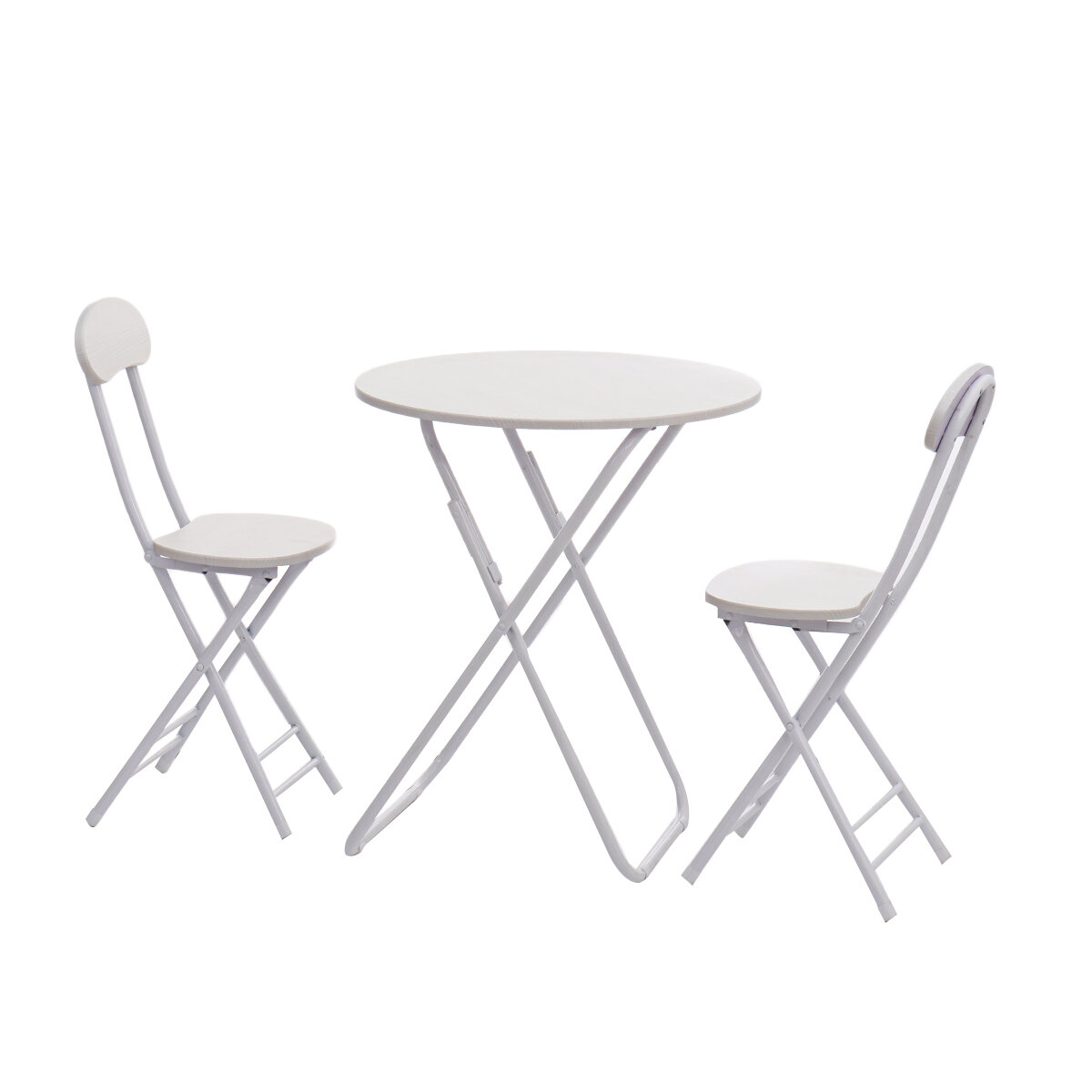Ronde tafelset Opklapbare tafel en stoelcombinatie voor thuisbenodigdheden