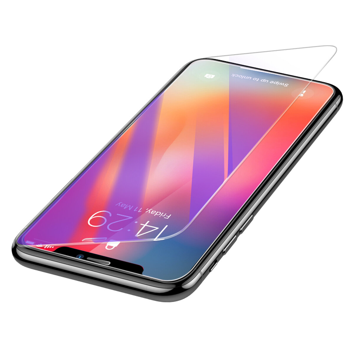 Baseus 0.3mm Clear/Anti Blue Light Ray Full Tempered Glass Screen Protector For iPhone XS Max/iPhone