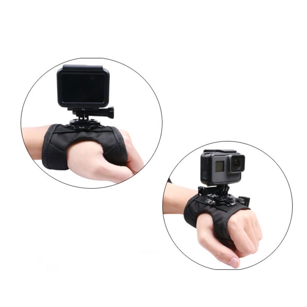 

Hand Strap 360 Degree Rotating Camera Mount for GoPro 7 6 5 4 3 YI SJCAM OSMO Action Cameras Accessories