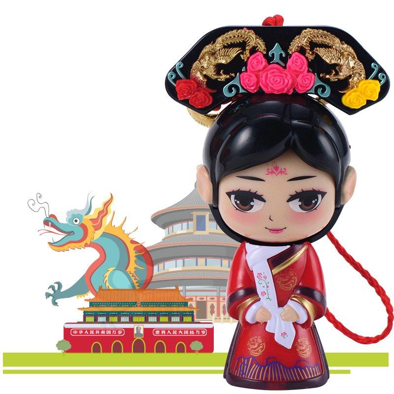 Chinese verboden stad koningin gezicht veranderende pop speelgoed geschenken auto decoratie