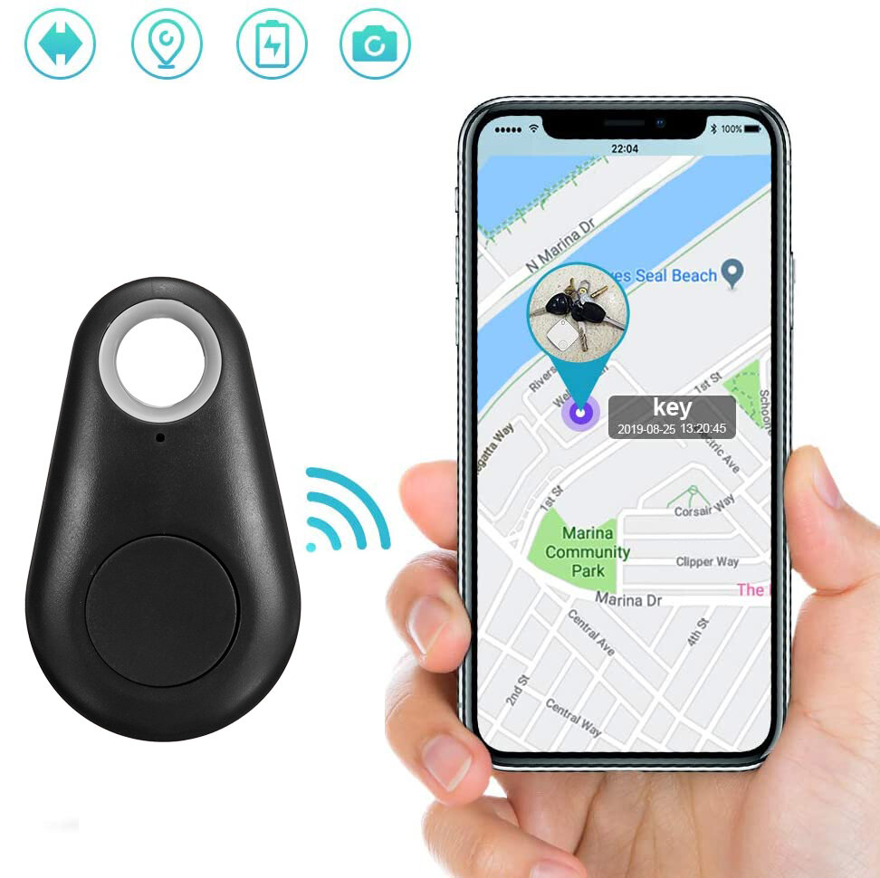 Mini carteira de chave localizador de bluetooth anti-perdido Smart Tracker Bagagem Mala Bolsa GPS Lembrete de localizador Viagem em acampamento