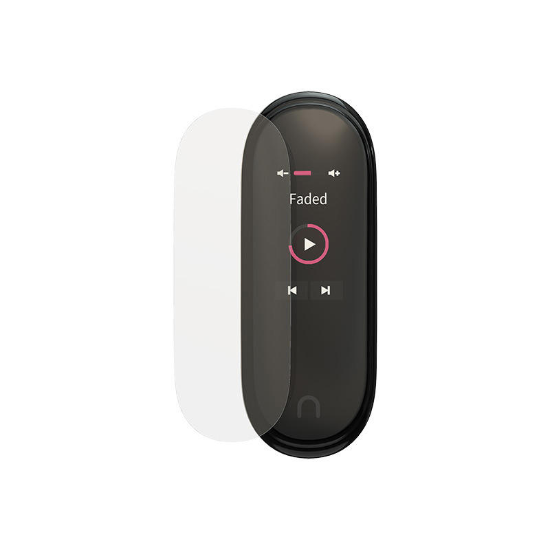 Mijobs 2-delige TPU-horlogebeschermer Frontbeschermer voor Xiaomi mi band 4 Smart Watch niet-origine