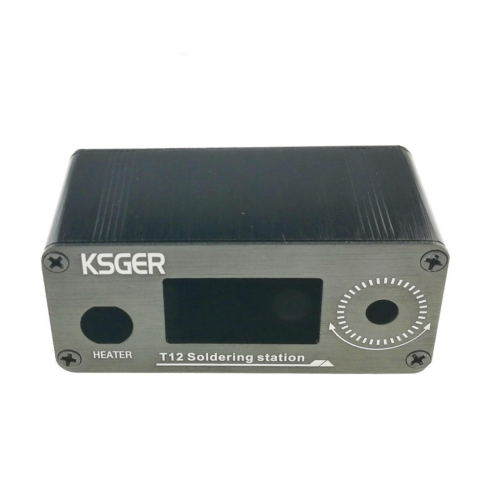 

KSGERNew Type V2.0 V2.1S T12 Soldering Station Metal Case Cover for Digital STM32 OLED STC OLED 1.3 Size