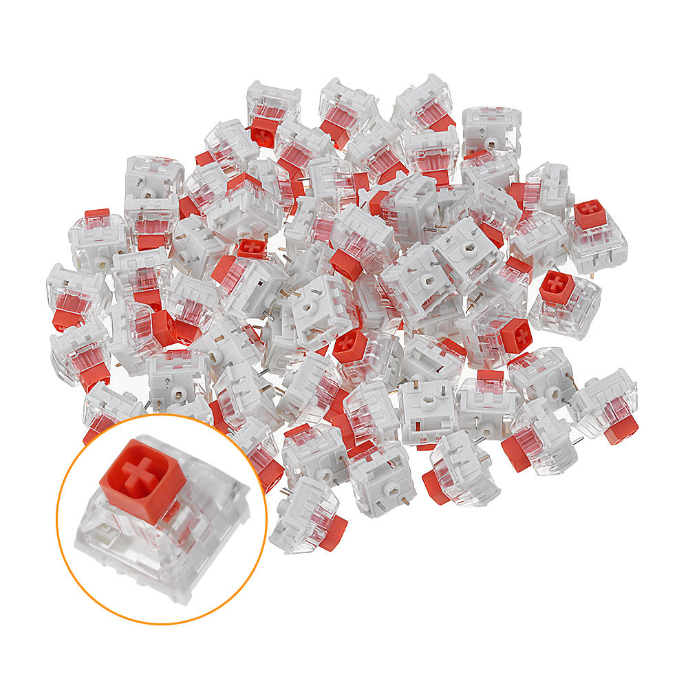 

70PCS Pack Kailh BOX Heavy Burnt Orange Switch Tactile Keyboard Switch for Keyboard Customization