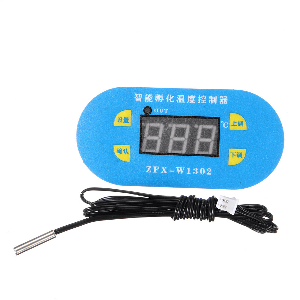 ZFX-W1302 Digitale thermostaatregelaar Temperatuurregelende temperatuurmeter voor automatische ei-in