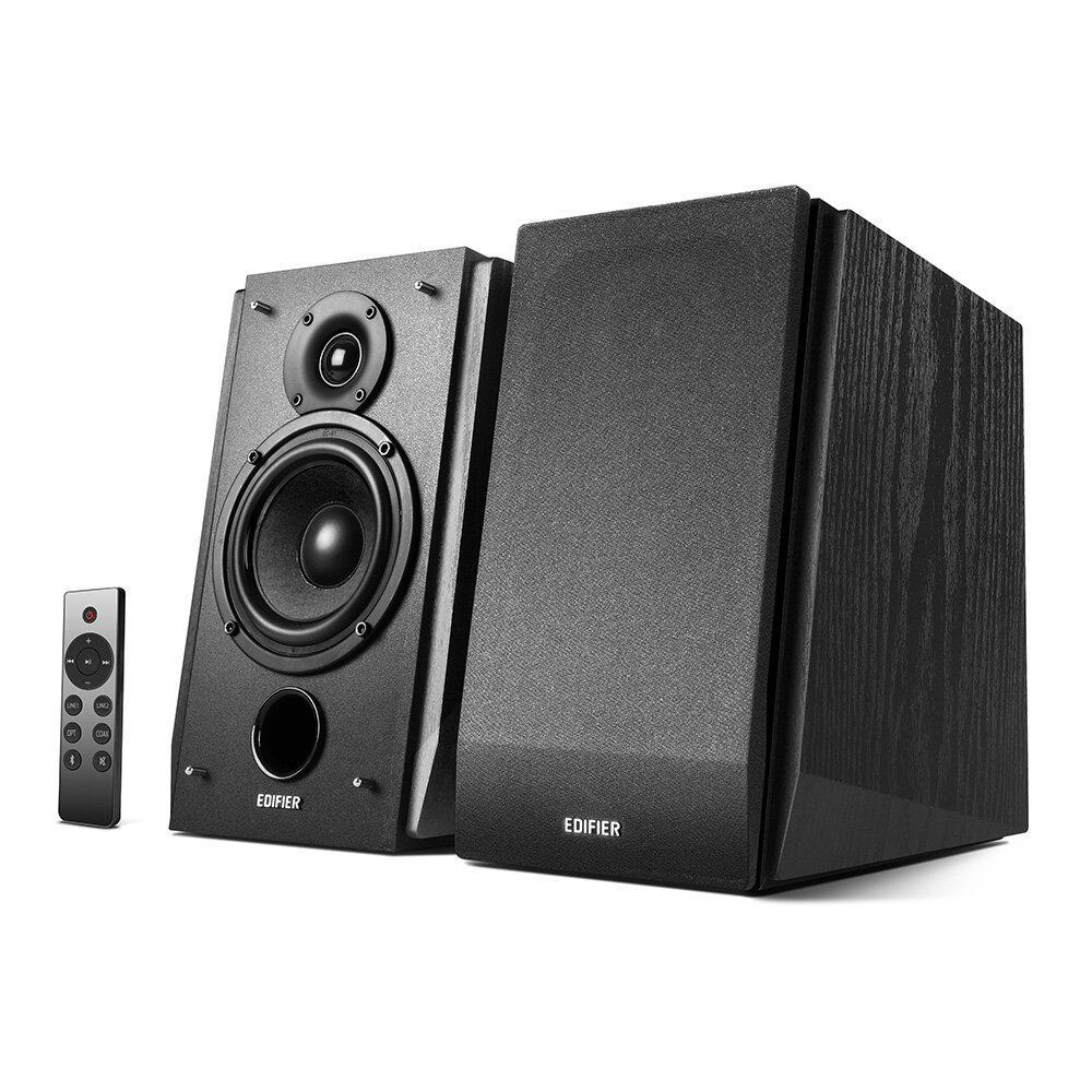 Edifier R1855DB 70W Speaker Powerful Bass Stereo Remote Control Bookshelf Speaker Works with Externa