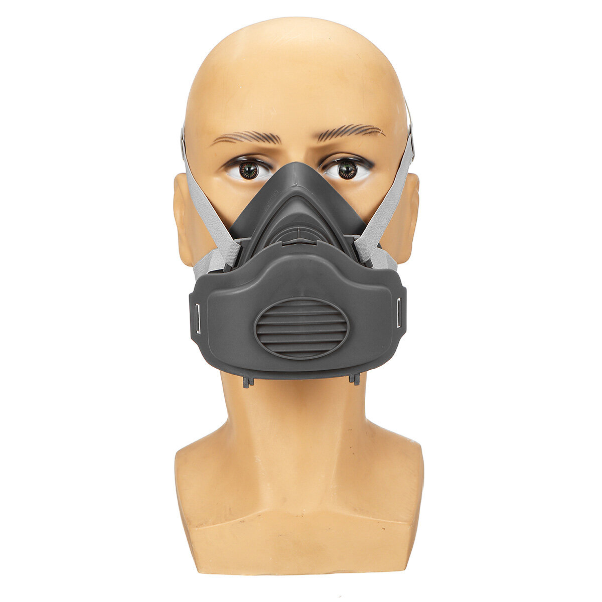 PM2.5 Gasmasker Automatisch filter Anticondens Op het hoofd gemonteerd Verstelbaar filter Katoen