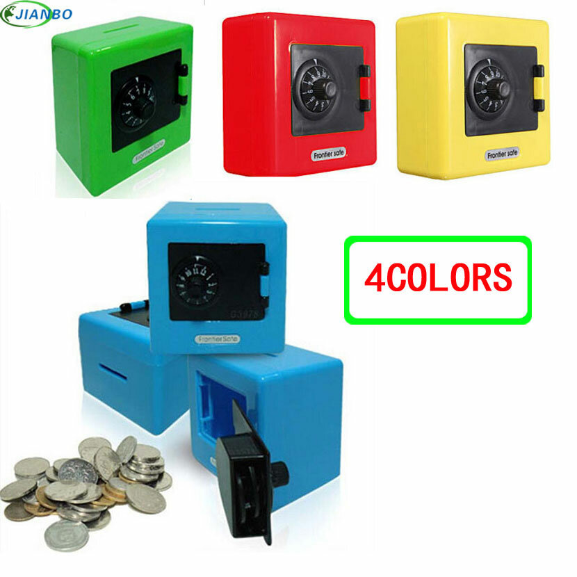 NEW Candy Colors Coin Safe Box Money Piggy Bank Security Password Chewing Cash Box Deposit Machine Gifts for kids