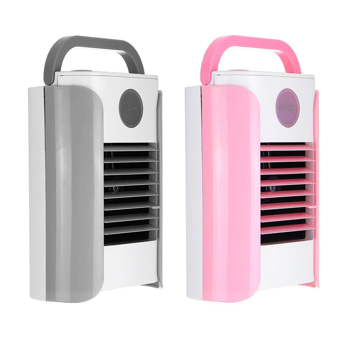 3 Gears Mini Air Cooling Fan USB Portable Air Conditioner Desk Table Fan Bluetooth/Broadcast