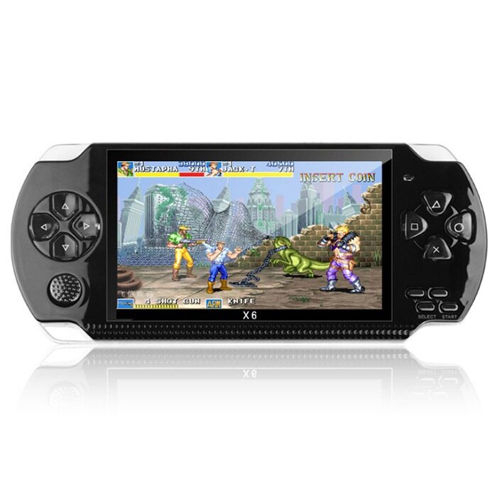 X6 8GB 128－bit 10000＋ Games 4.3 inch PSP High Definition Retro Handheld Video Game Console Game Player