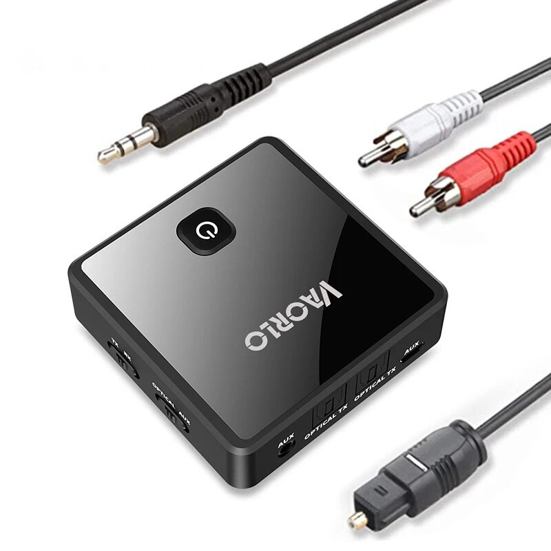 

Bakeey bluetooth V5.0 Audio Transmitter Receiver 3.5mm Aux Optical Wireless Audio Adapter For TV PC Speaker Home Sound S