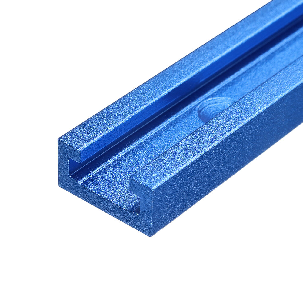 Drillpro Blue Oxidation 100-1220mm T-track T-slot Mitre Track Jig T Screw Fix Slot 19x9.5mm for Table Saw Router Table T
